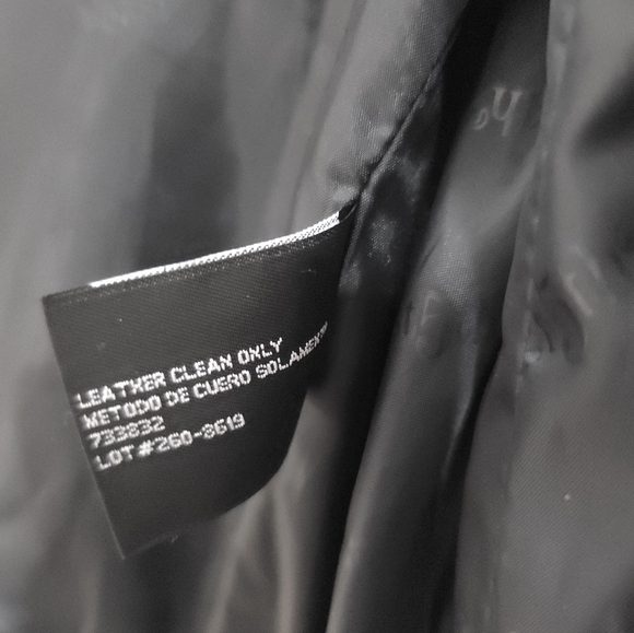 east 5th Genuine 100% NAPA Black Leather Womens Jacket Zip Up Small EUC - Picture 11 of 13